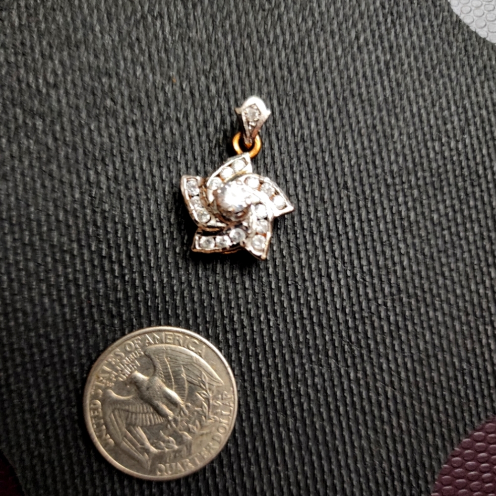 CZ Star Diamond Pendant
